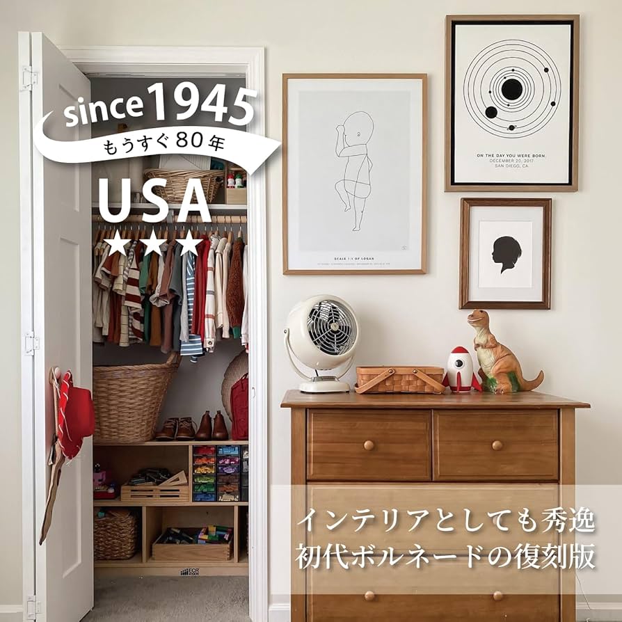 Amazon | ボルネード サーキュレーター 10畳 レトロ パワフル 省エネ