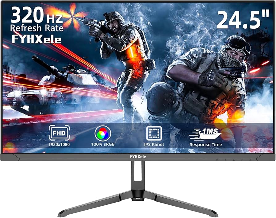 Amazon.com: FYHXele 24.5 Inch Gaming Monitor 320Hz, FHD 1920x1080
