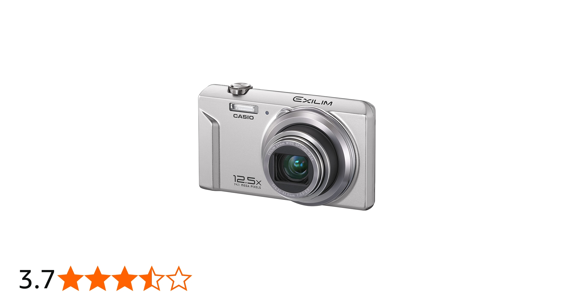 Amazon | CASIO デジタルカメラ EXILIM 1410万画素 12.5倍 シルバー EX