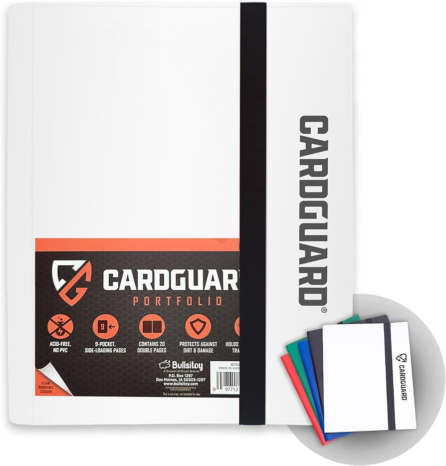 Amazon.com: CardGuard Trading Card Binder Pro-Folio – 9 Pocket