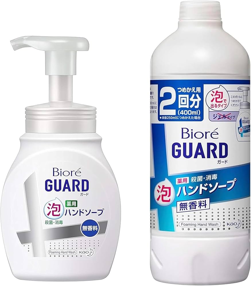 Amazon.co.jp: 花王 ビオレガード 薬用泡ハンドソープ 無香料 本体