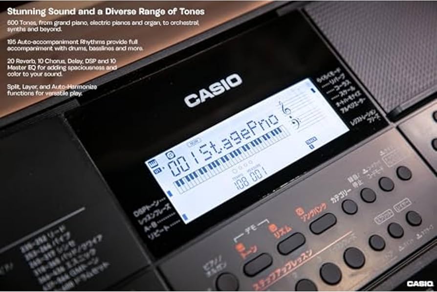 Amazon.com: Casio CT-X700 – Portable 61-Key Keyboard | 600 Tones