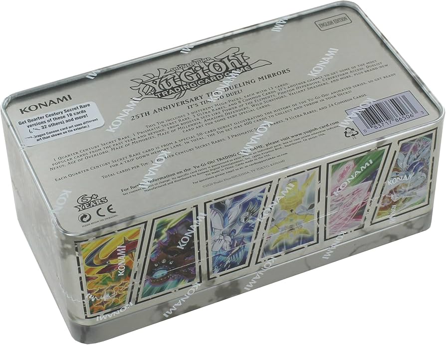 Amazon.com: Yu-Gi-Oh! TCG: 25TH Anniversary Dueling Mirrors Tin