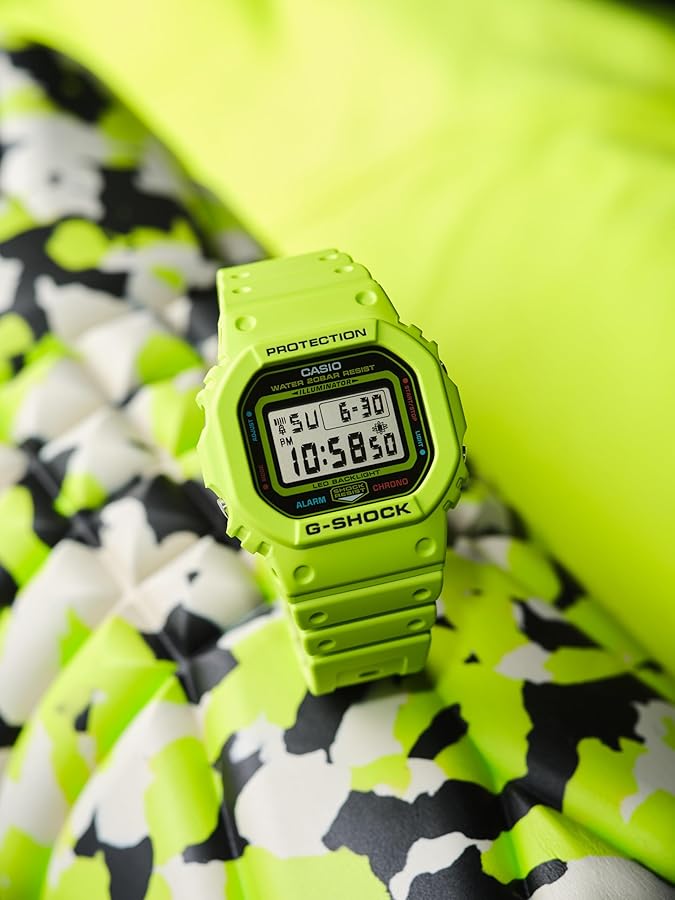 Casio Watch G-SHOCK DW-5600EP-9JF Import from Japan NEW, Yellow