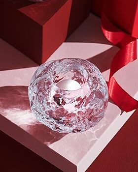 Amazon.com: Kosta Boda Snowball Crystal Votive, 3.5