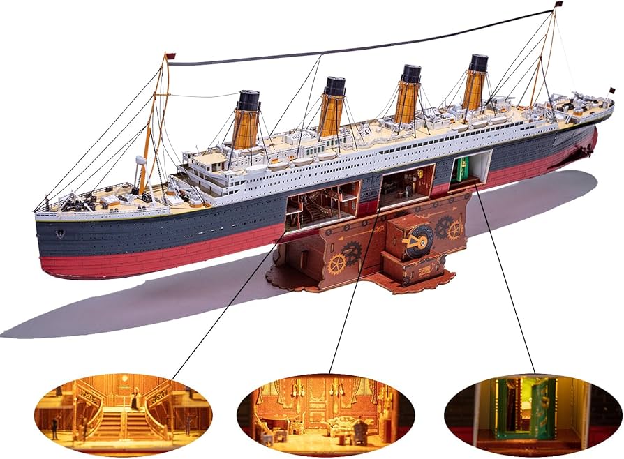 Amazon.com: MU 3D Metal Puzzle for Adult Titanic Ship Model