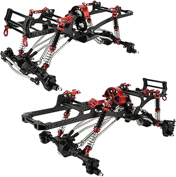 Amazon.com: RZXYLRC Metal and Carbon Fiber LCG RC Car Chassis
