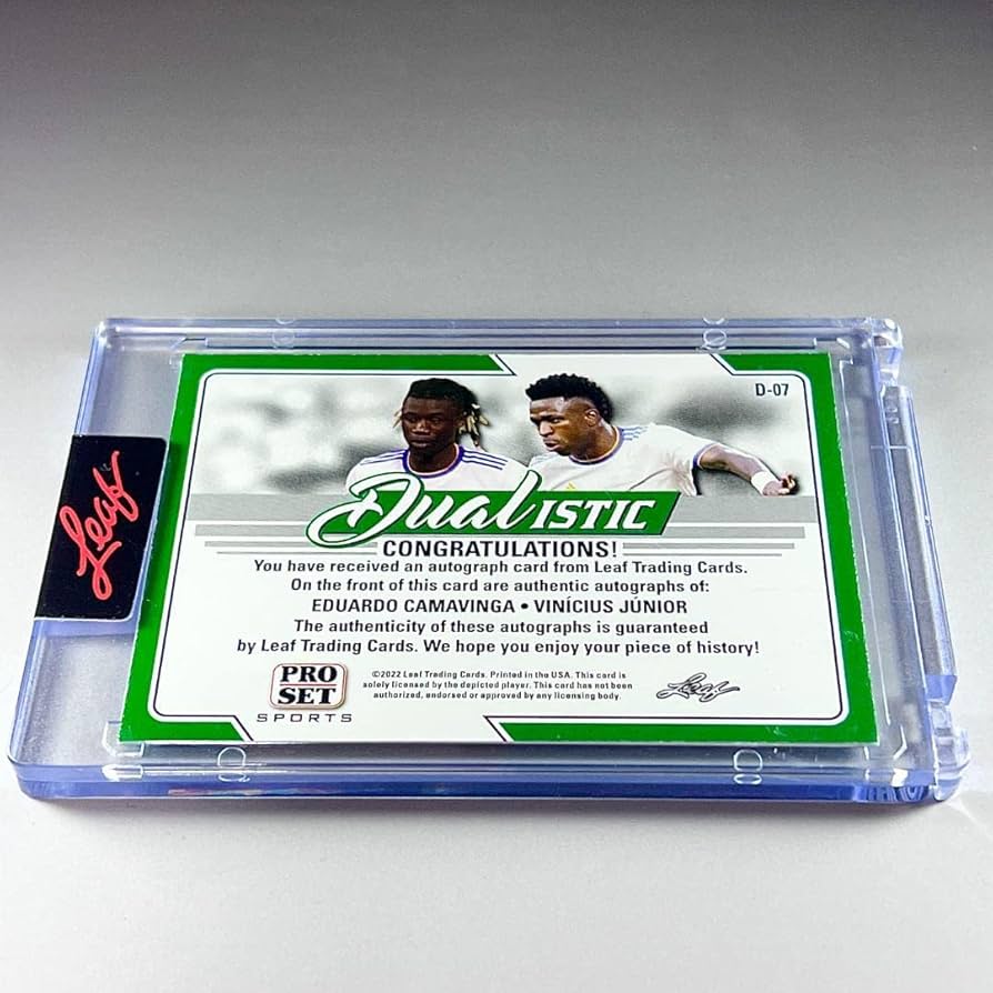 直筆サイン!世界限定8枚】カマビンガ ヴィニシウス Leaf レアル・マドリー