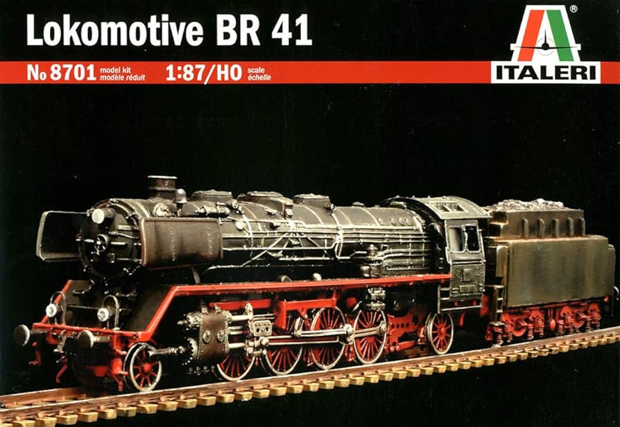 Amazon | イタレリ 1/87 ドイツ 蒸気機関車 BR41 プラモデル IT8701