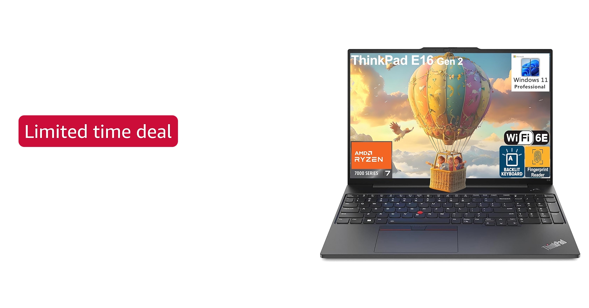 Amazon.com: Lenovo ThinkPad E16 G2 Business Laptop Computer, 16