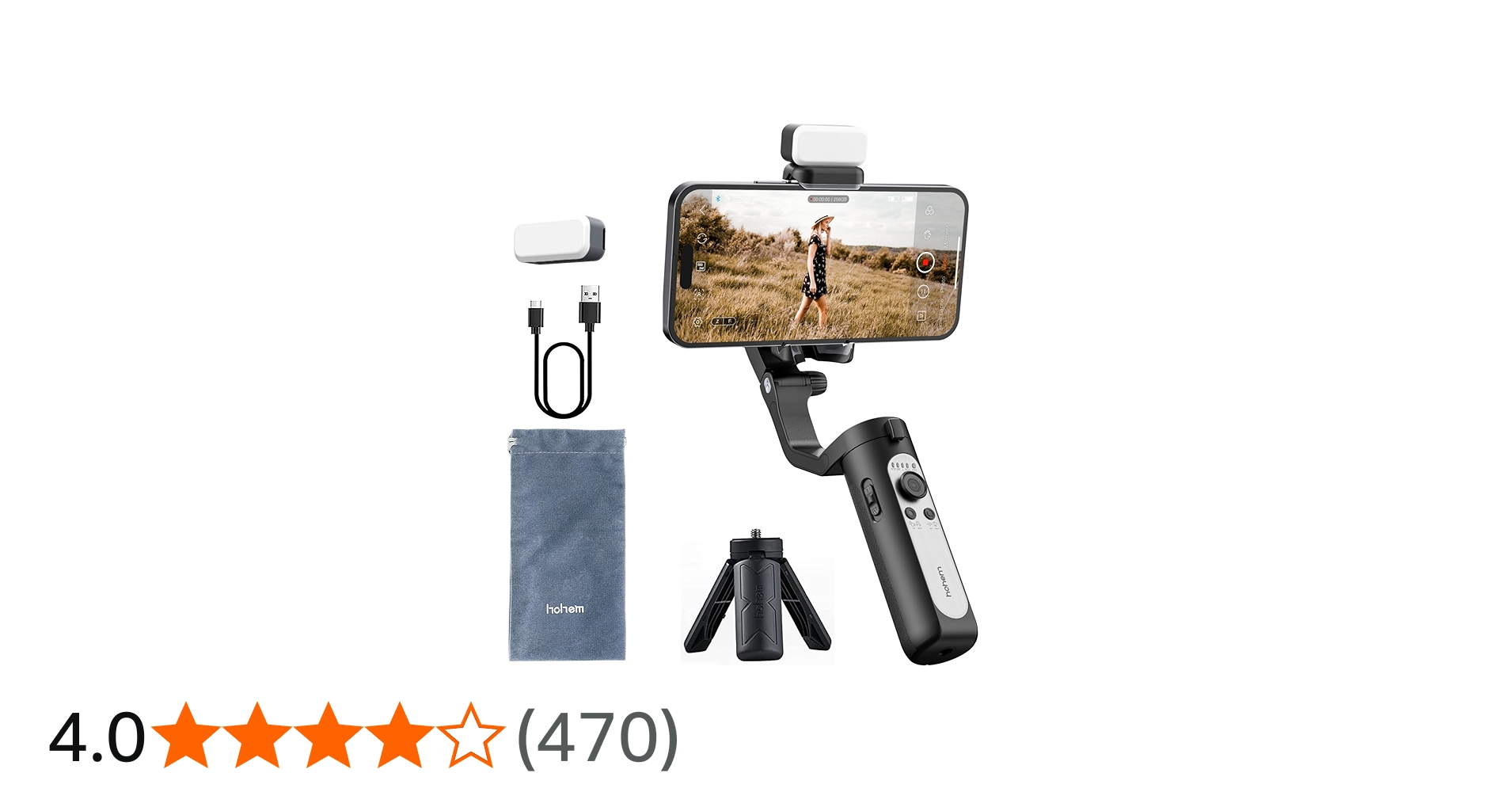 Amazon.co.jp: hohem XE Kit ジンバルスマホ用 3軸 折りたたみ式