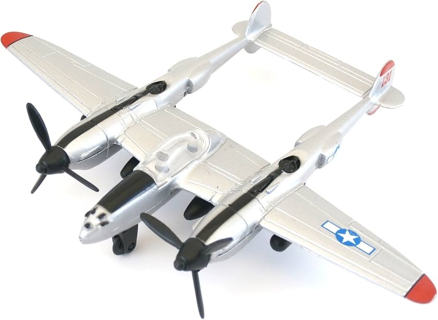Amazon | P-38 ライトニング (LIGHTNING) 飛行機 ダイキャスト 【4.5