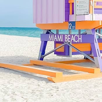 YELLOWKORNER 写真アート作品 マイアミビーチ 【公式通販】