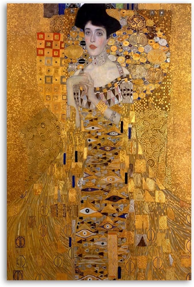 Amazon.co.jp: 有名なグスタフ・クリムトのポスターと版画《The Woman