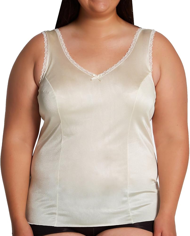 Shadowline Women's Princess Wide Strap Camisole 2410 Beige at