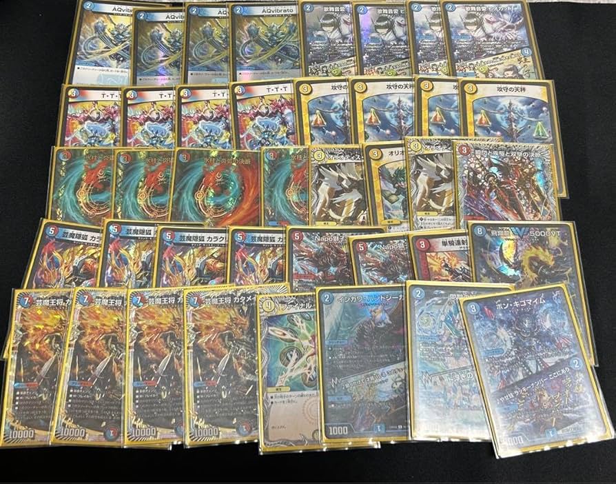 デュエルマスターズ 赤青マジック デッキ 調整パーツ 47枚 デュエル