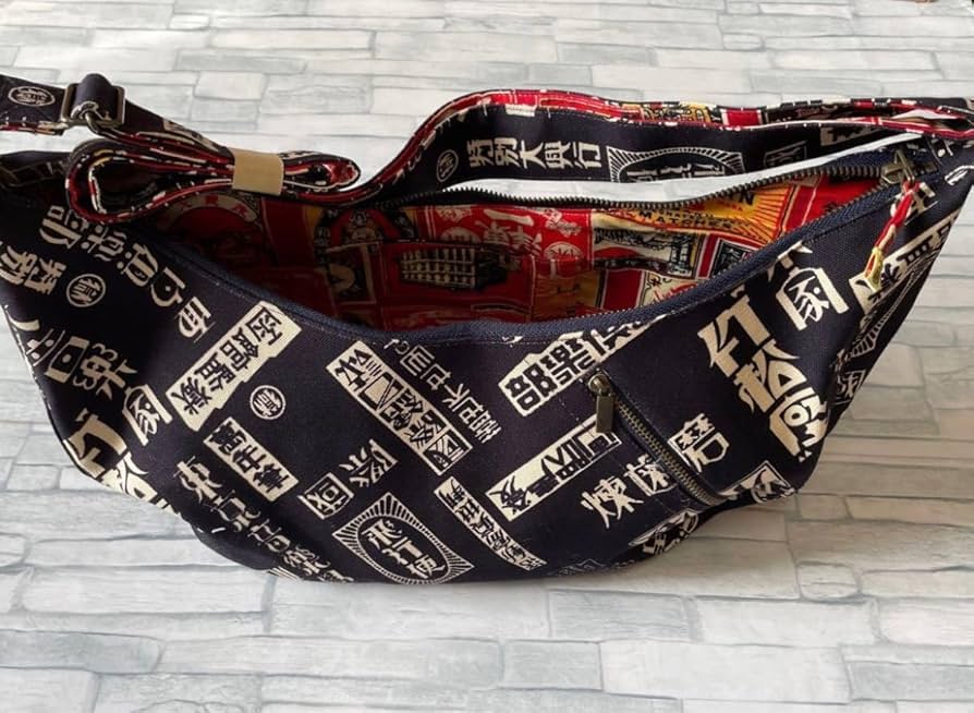 Amazon.co.jp: レア レトロ 酒屋前掛け 和柄帆布 トートバッグ