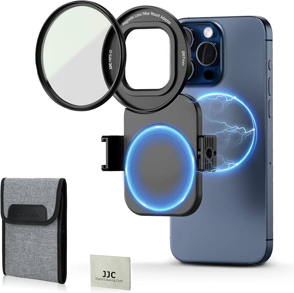 Amazon.co.jp: JJC マグネット スマホ レンズフィルター アダプター +