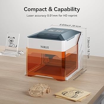 WAINLUX K10 3W レーザー刻印機 ミニレーザー彫刻 Amazon.com