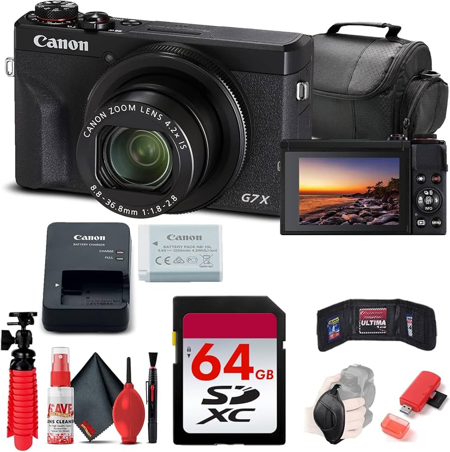Amazon.com : Canon PowerShot G7 X Mark III Digital Camera (Black