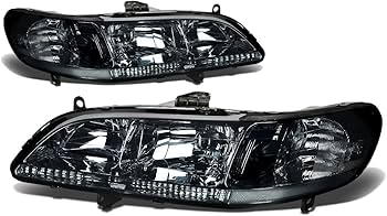 Amazon | DNA MOTORING ヘッドライトのペア 98-02 ホンダ アコード