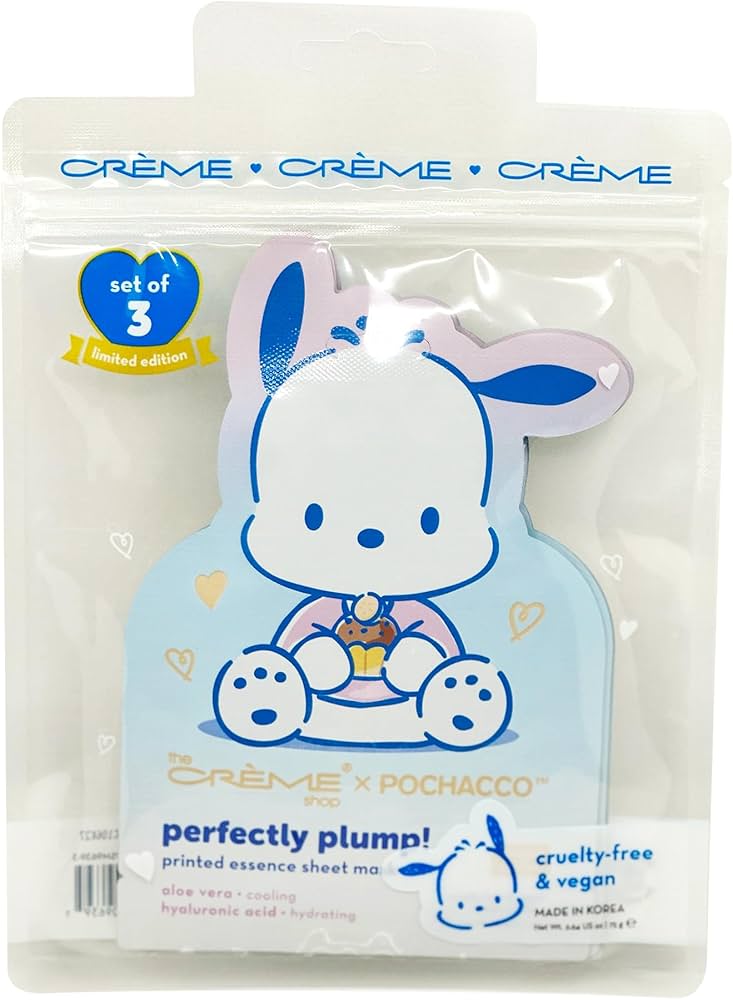 Amazon.com : The Crème Shop x Pochacco Perfectly Plump Printed