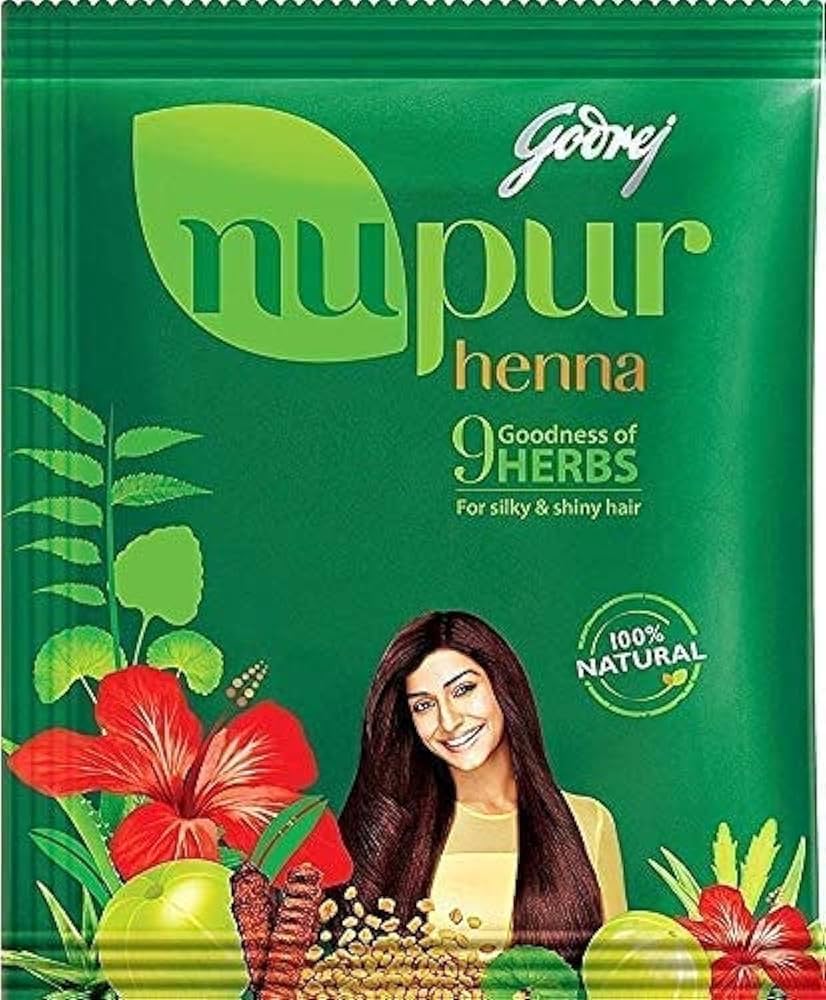Amazon.com : Nupur Henna - Goodness of 9 Herbs - 1000 Grams