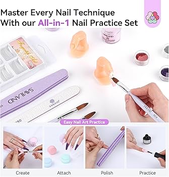 Amazon.com: SAVILAND Acrylic Nail Kit: All-In-1 Nails Kit Acrylic