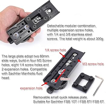 Amazon | ARCA-SWISS タイプのクイックリリースプレートアダプター