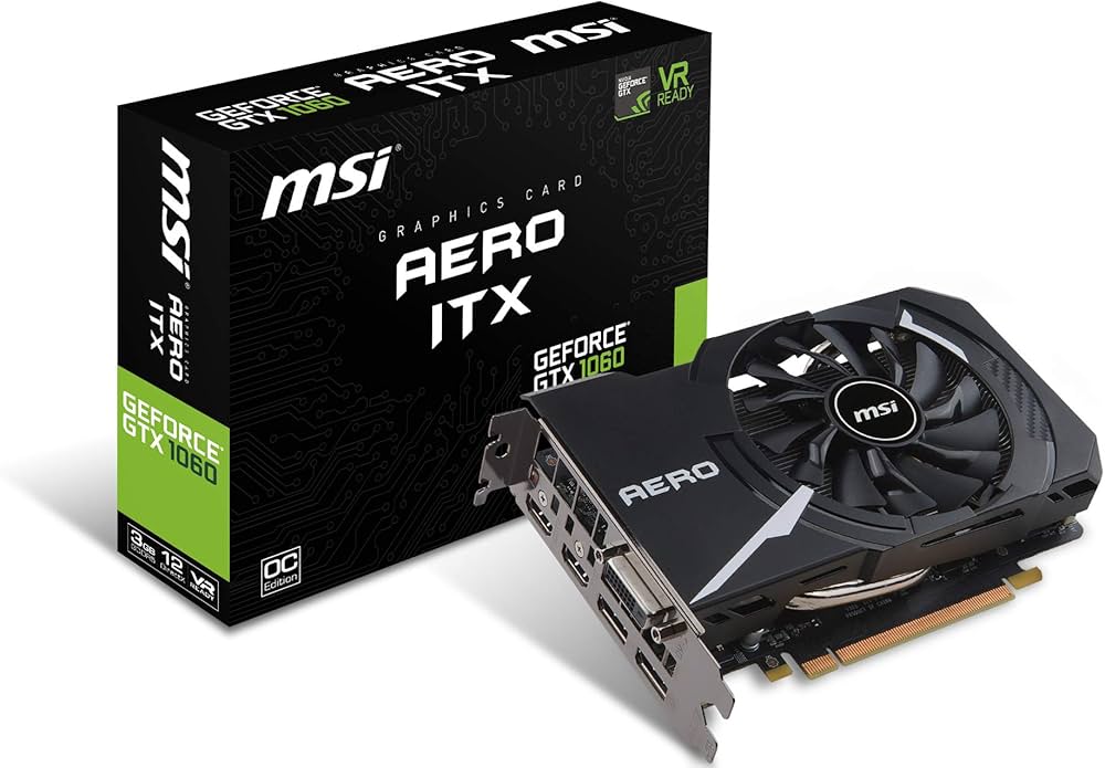 Amazon | MSI GeForce GTX 1060 AERO ITX 3G OC グラフィックスボード