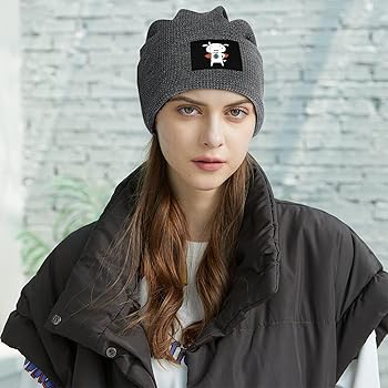 Amazon | [ZXA] ニット帽 メンズ クレヨンしんちゃん シロ 帽子 冬