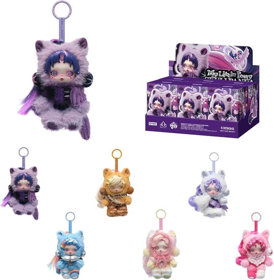 Amazon.co.jp: POP MART SKULLPANDA × My Little シリーズぬいぐるみ