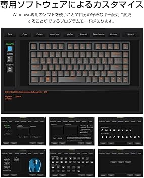 Amazon.co.jp: NiZキーボードMini84-1m USB Type-C有線接続(着脱式