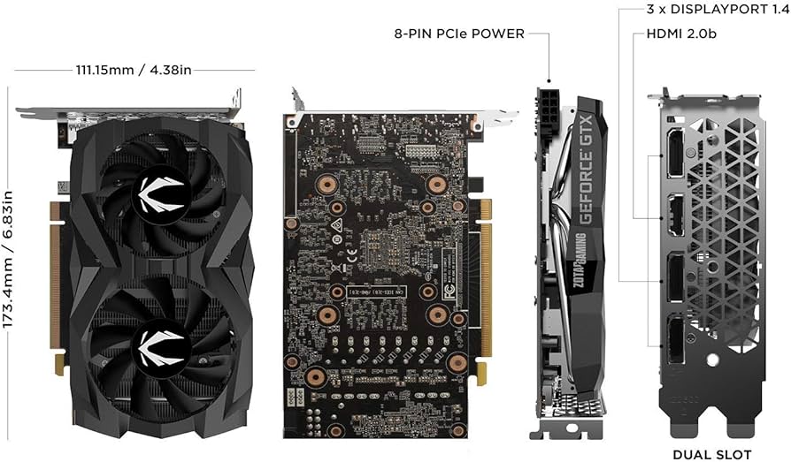 Amazon.com: ZOTAC Gaming GeForce GTX 1660 Super 6GB GDDR6 192-bit