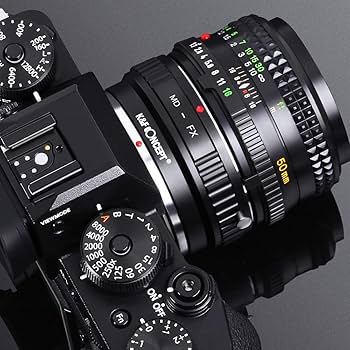 Amazon.com : K&F Concept MD Minolta MD MC Rokkor Lens to Fujifilm