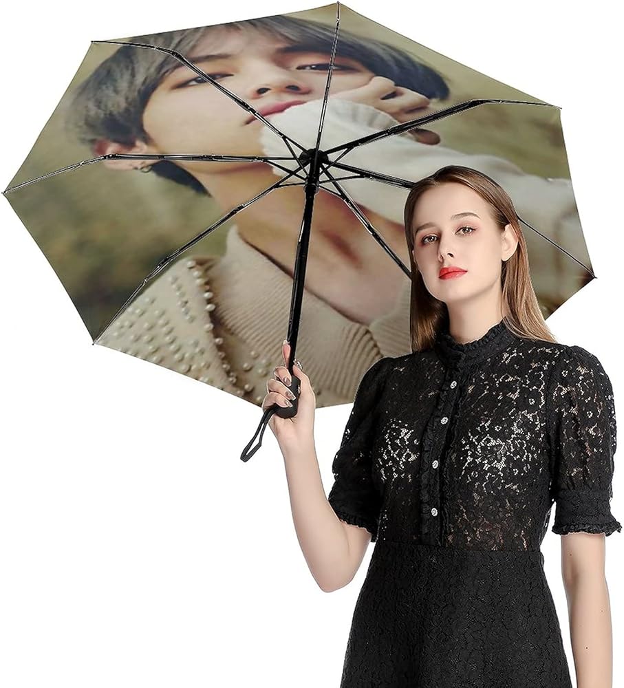 Amazon | Bts全自働折り畳み傘スーパー耐風防水付傘カバー98cm真菰(里