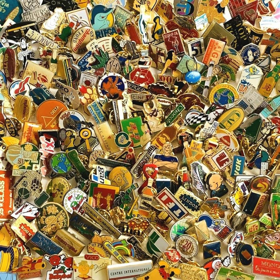 Amazon | 34703 フランス雑貨 フレンチ ピンバッジ200個セット ピンズ