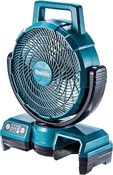 Amazon.co.jp: マキタ 充電式ファン羽根径23.5cm青(10.8V) ACアダプタ
