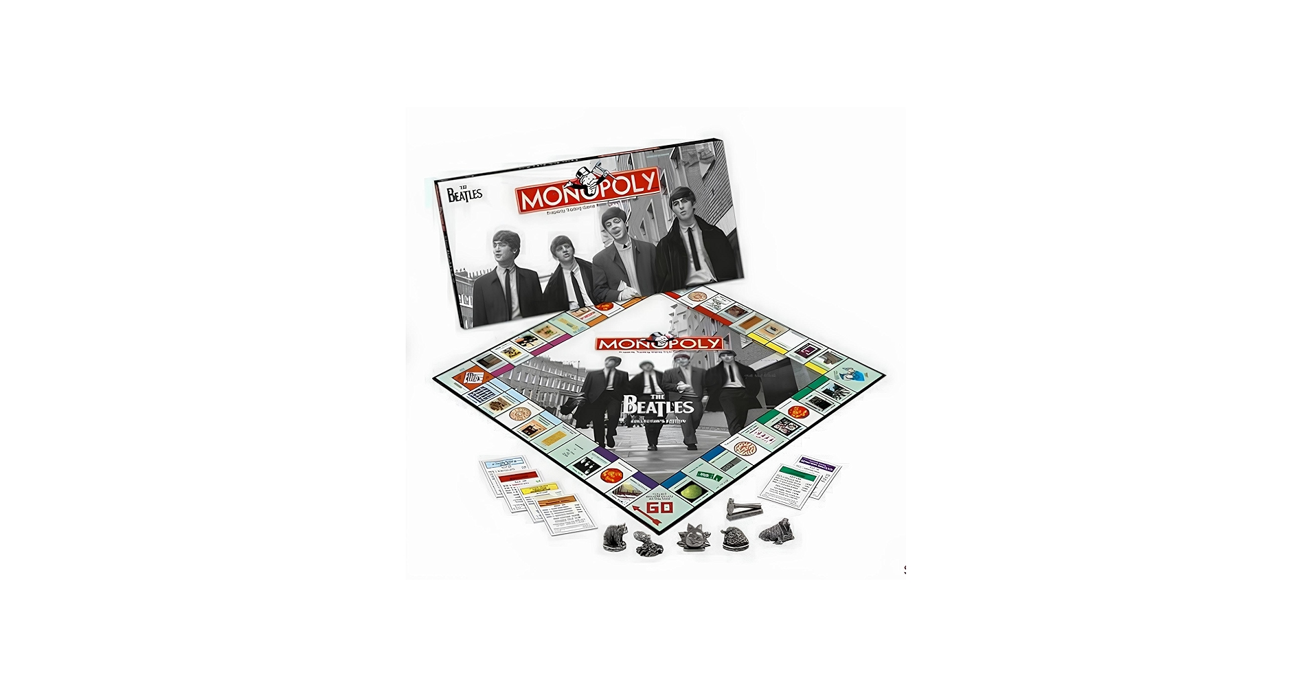 Amazon.com: The Beatles Collector's Edition Monopoly : Toys & Games