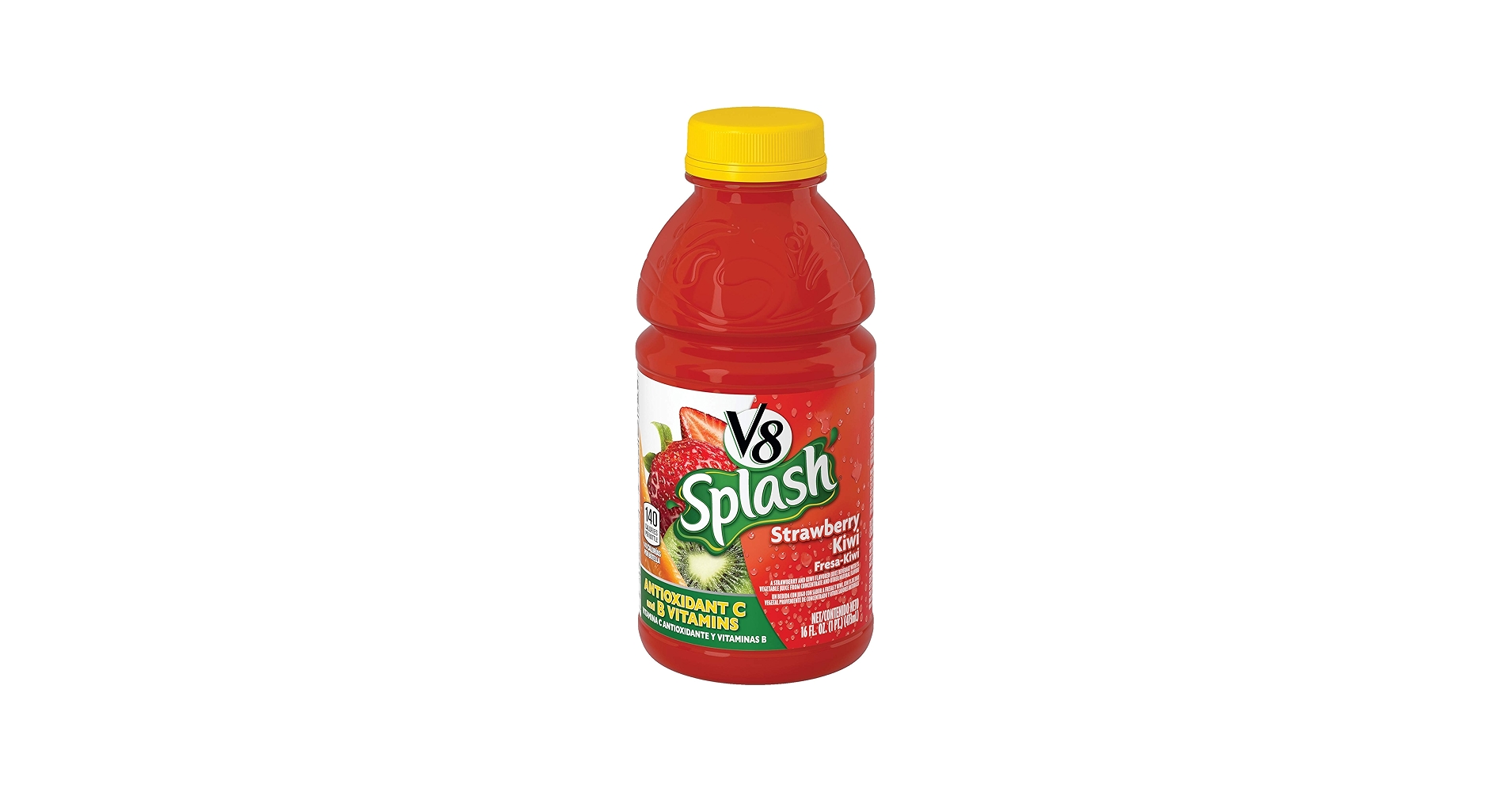 Amazon.com : V-8 Splash, Strawberry Kiwi, 16 oz. Bottle, 12/Box