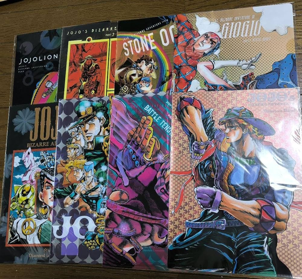 Amazon.co.jp: ジョジョの奇妙な冒険 クリアファイル 8 荒木飛呂彦原画