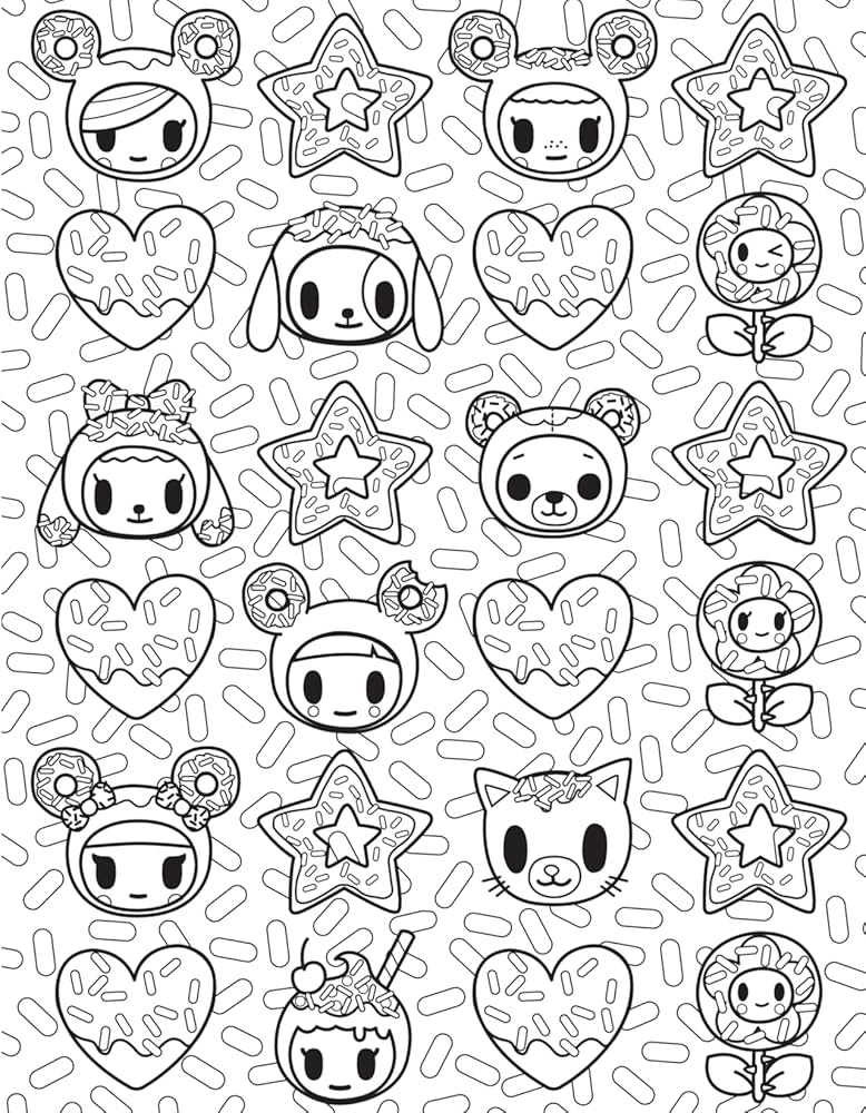 tokidoki Coloring Book: tokidoki: 9781454921813: Amazon.com: Books