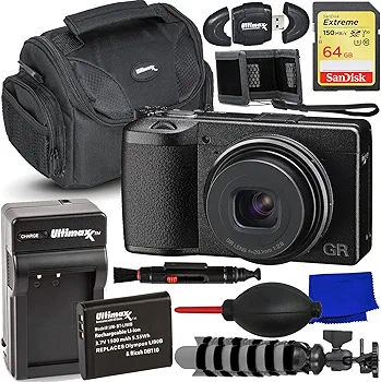 Amazon.com : Ricoh GR IIIx Digital Camera + SanDisk 64GB Extreme