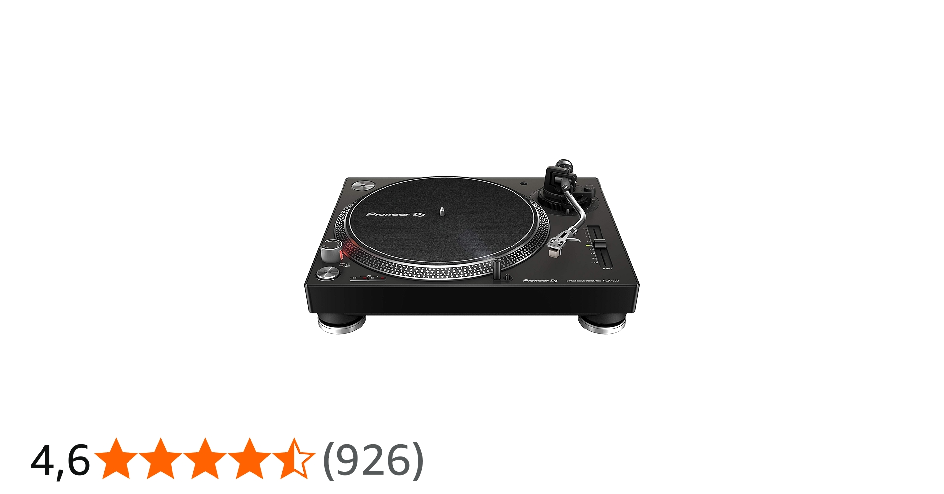 Toca Disco Pioneer Vinil Plx-500k Black Usb : Amazon.com.br
