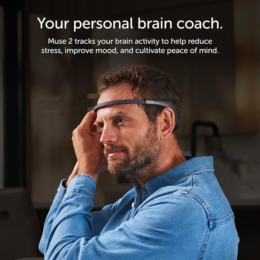 MUSE 2: The Brain Sensing Headband - Meditation Tracker Multi