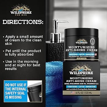 Amazon.com: Men's Face Moisturizer Cream - Anti Aging & Wrinkle