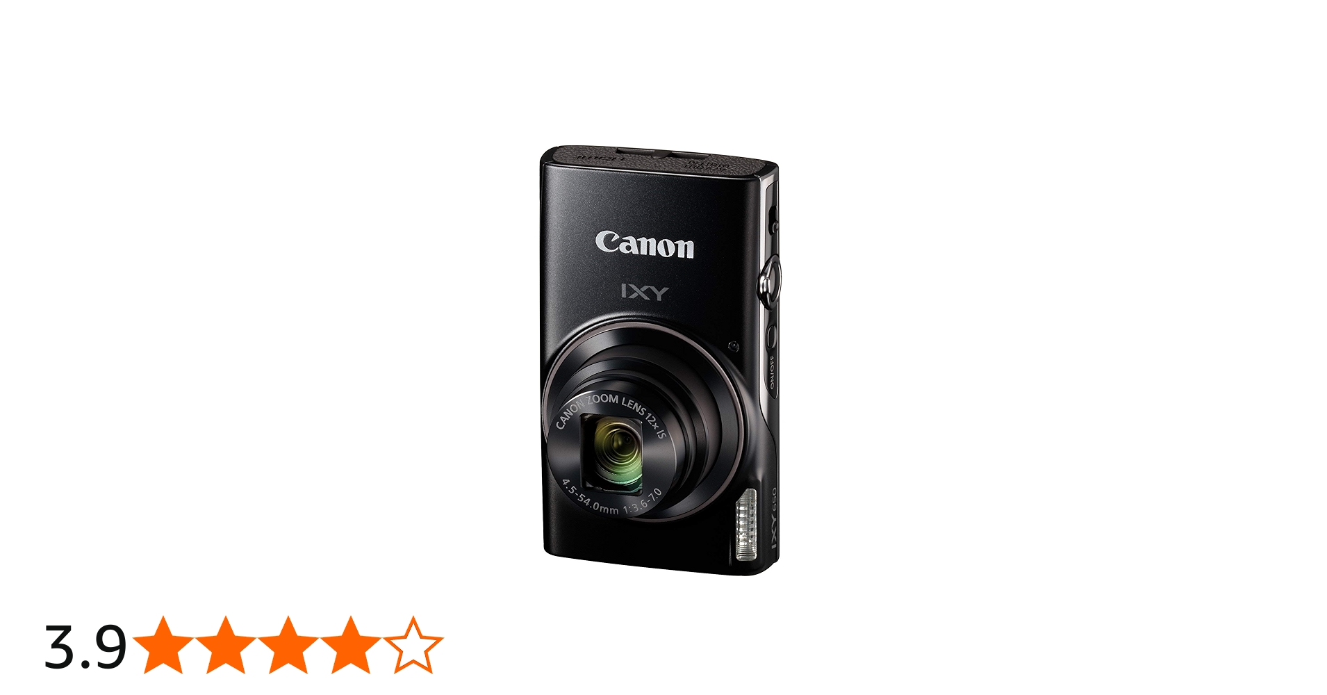 Amazon | Canon コンパクトデジタルカメラ IXY 650 ブラック 光学12倍