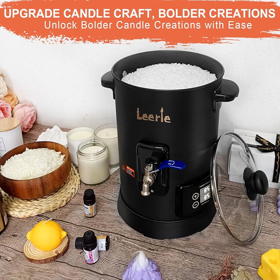 Amazon.com: Leerie 12Lbs Digital Wax Melter for Candle Making - D6
