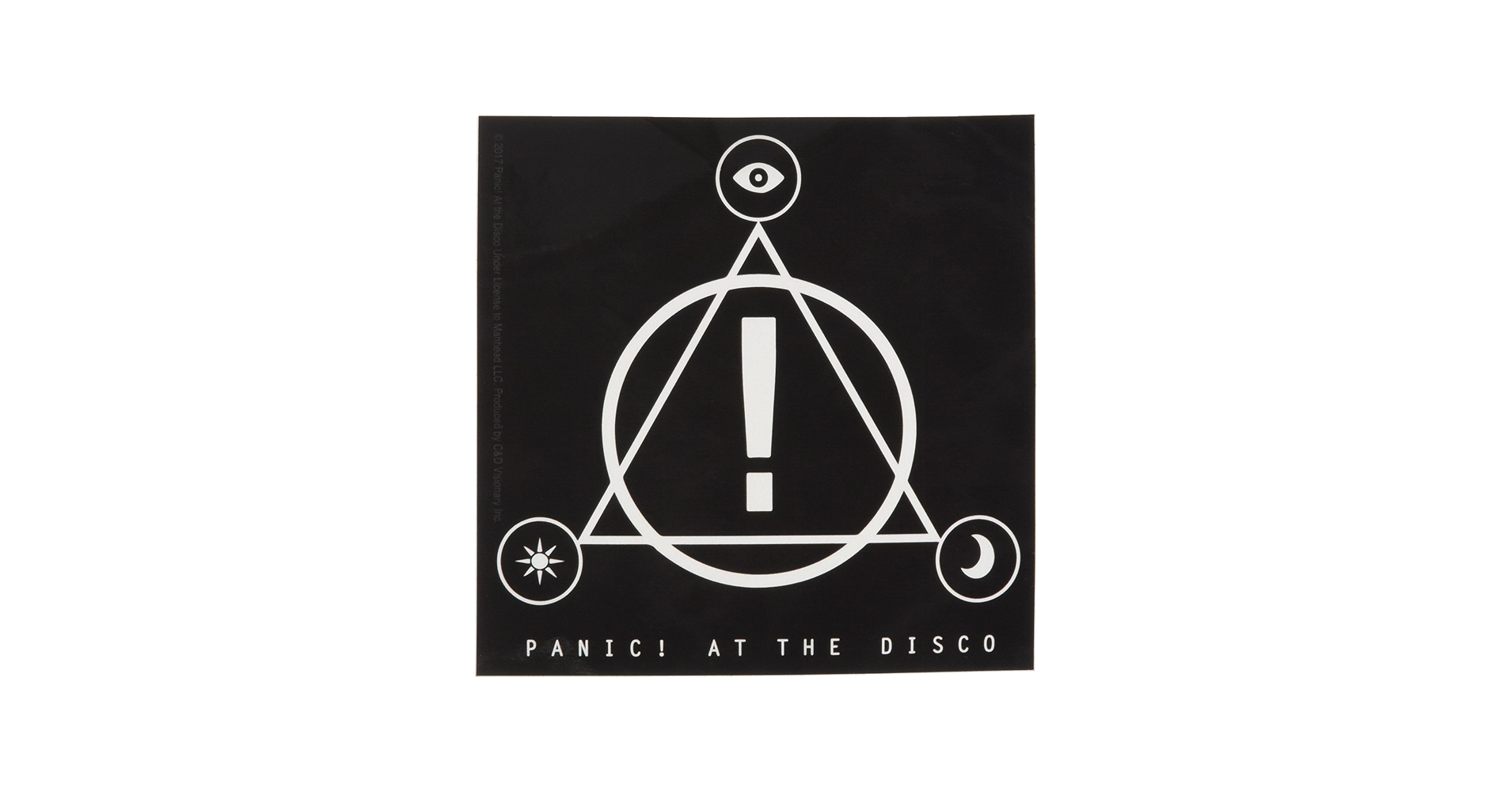 Amazon.com: C&D Visionary Panic at The Disco Triangle Logo Sticker