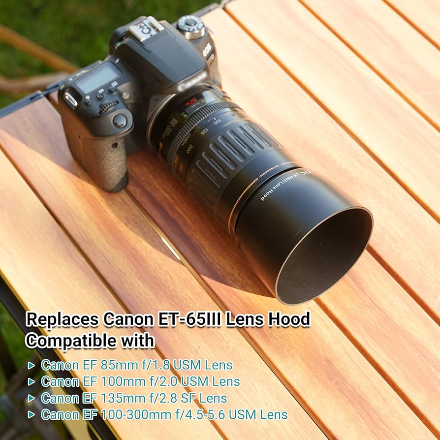 キャノン LENS EF 85㎜F1.8 フード、前後キャップ付き 並品 キャノン
